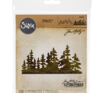 Sizzix, Multi Color, One Size Thinlits Die 661604, Tree Line by Tim Holtz