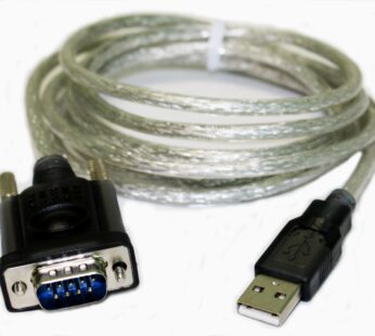 AYA 5Ft. USB 2.0 to Serial (9-pin) DB-9 RS-232 Adapter (FTDI) for Win 7/8/10, Mac, Redhat