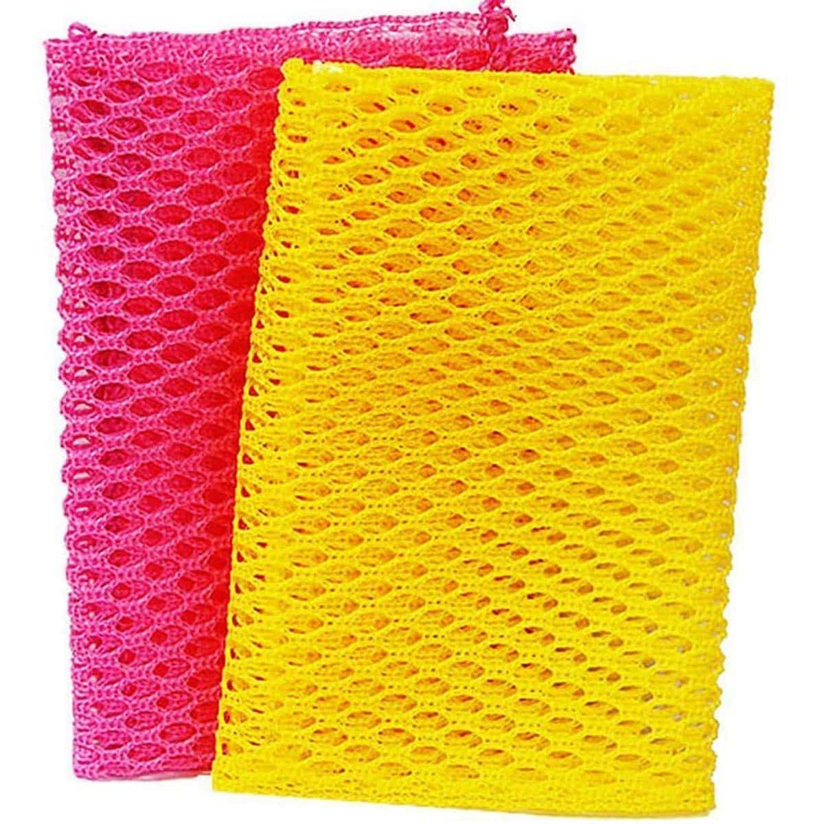 Innovative Dish Washing Net Cloths / Scourer - 100% Odor Free / Quick Dry - No More Sponge - Image 2