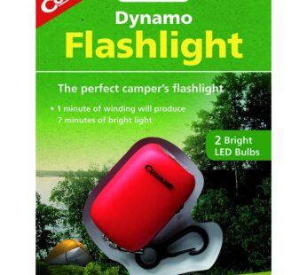 Coghlan’s Dynamo Hand-Powered Flashlight Yellow or Red (Assorted) ,One Size
