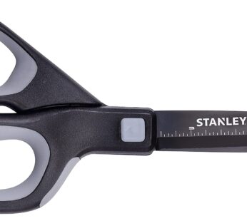 Stanley Scissors Piranha 8″ Premium Scissor, Gray (SCI8TINS),1pk