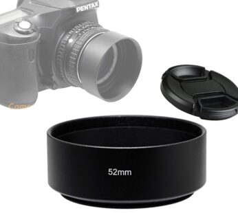 Fotasy Metal 52mm Lens Hood for Nikkor AF 35mm f/2 35mm f/1.4 Nikkor 50mm f/1.8 50mm f/1.4
