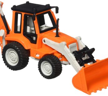Driven by Battat Toy Backhoe Loader For Kids Small Digger Truck Toy Construction Veh