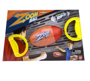 WAHU Zip it to Rip it Zoom Ball Game with 7″ Ball and 2 Handles, Outdoor Zip Ball Game for
