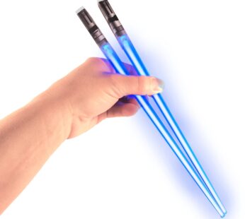 Lightsaber Chopsticks Light Up – LED Glowing Light Saber Star Wars Chop Sticks – Reusable