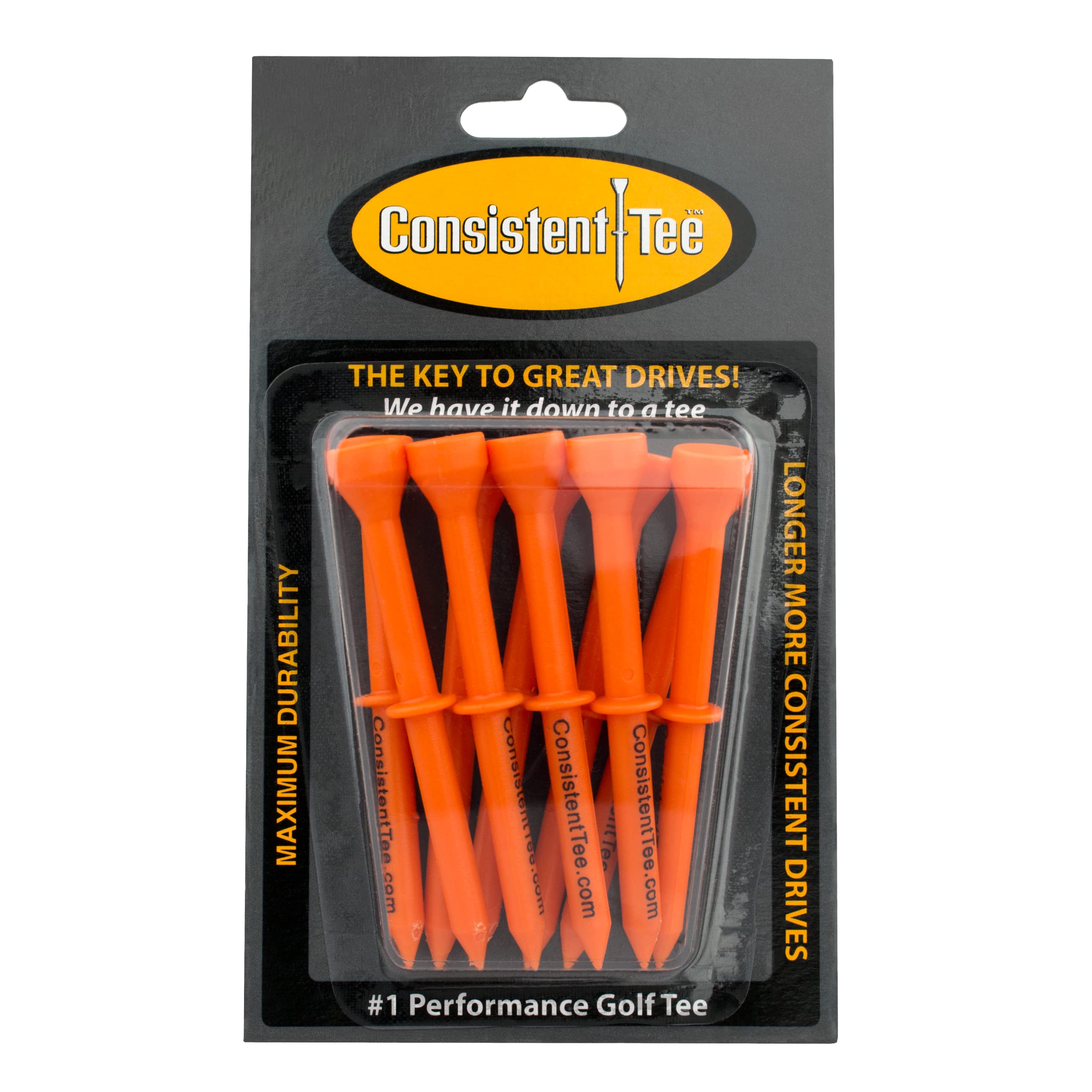 ProActive Sports Consistent Tee 3 1/4" Pack of 10 Durable, Biodegradable Tees for Perfect - Image 2