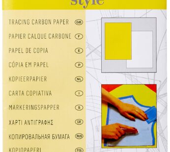 Burda 2GCAR, Yellow & White Tracing Carbon Paper 83x57cm, 2 Sheets