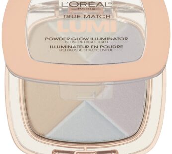 L’Or al Paris True Match Lumi Powder Glow Illuminator, Ice, 0.31 oz.