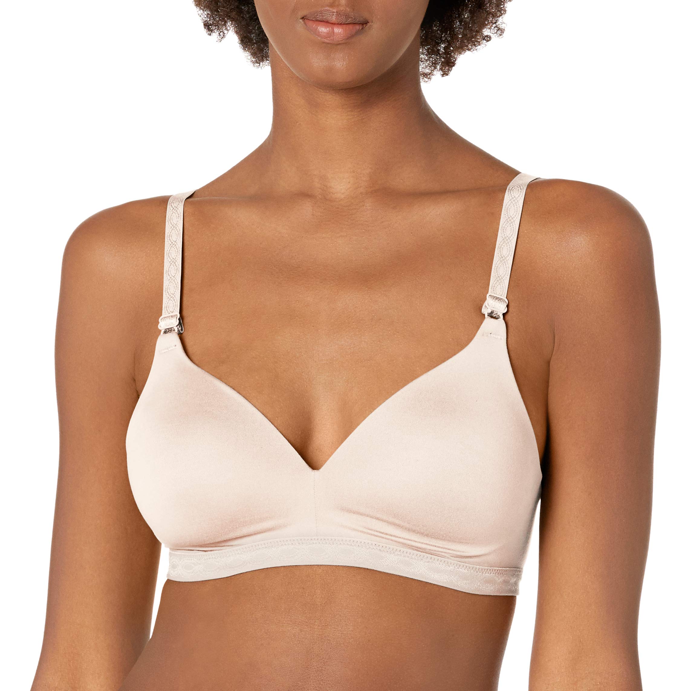 Warner's Women's Cloud 9 Super Soft Wireless Lightly Lined Comfort Bra 1269, Sand Shell, 3 - Image 2