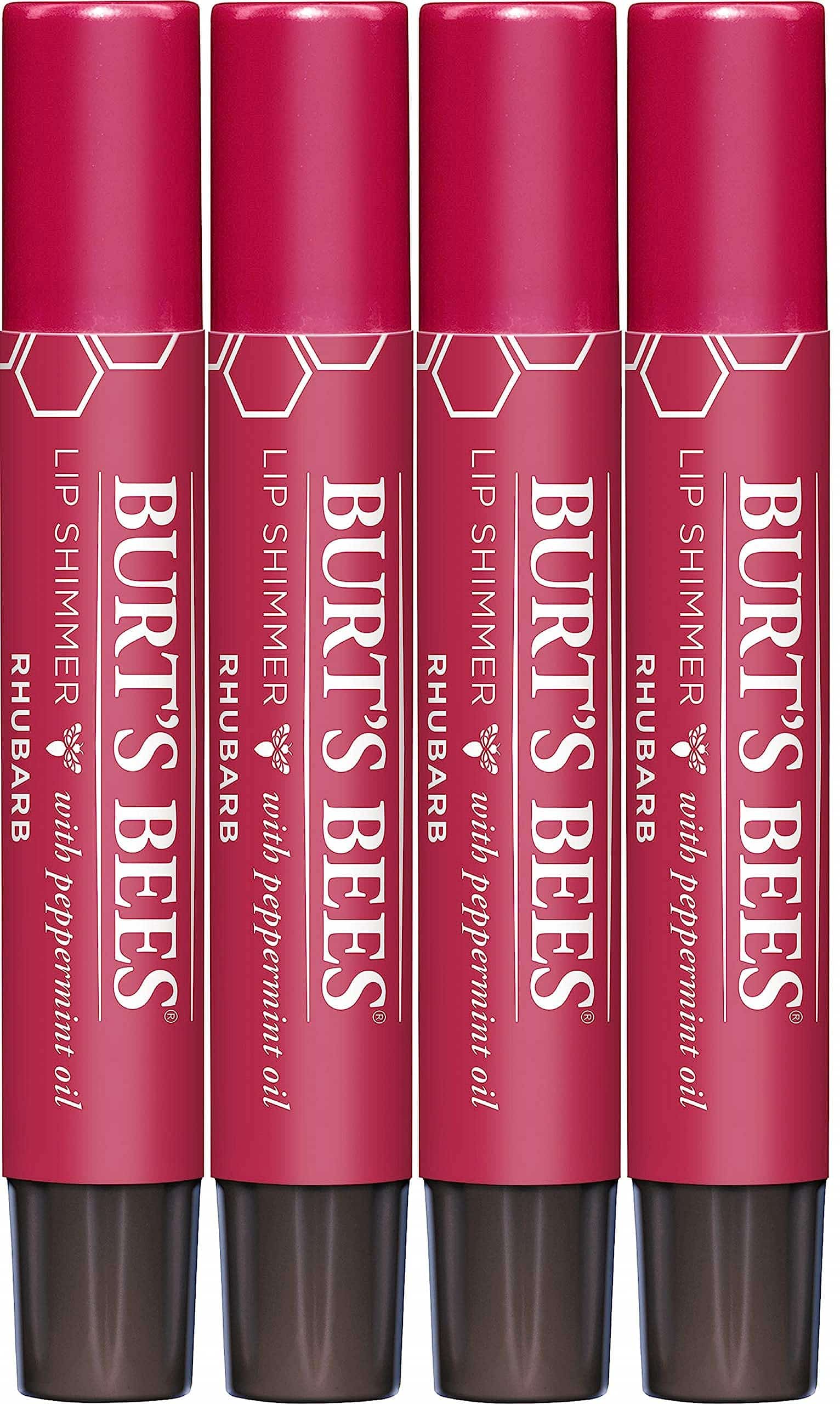 Burt's Bees Shimmer Lip Tint Set, Tinted Lip Balm Stick, Moisturizing for All Day Hydratio