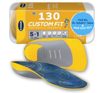 Dr. Scholl s Custom Fit Orthotics 3/4 Length Inserts, CF 130, Customized for Your Foot &
