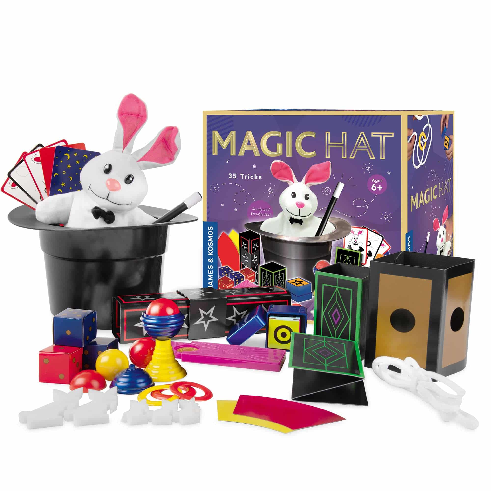 Thames & Kosmos Magic Hat with 35 Tricks | 24-Page Illustrated Instruction in Full Color |