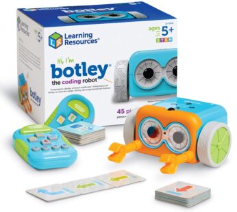 Learning Resources Botley The Coding Robot – 45 Pieces, Ages 5+ Screen- Free Coding Toys,