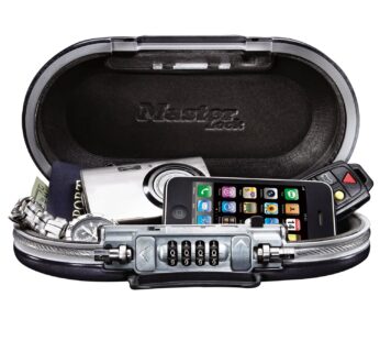 Master Lock Portable Small Lock Box, Set Your Own Combination Lock Portable Safe, Personal