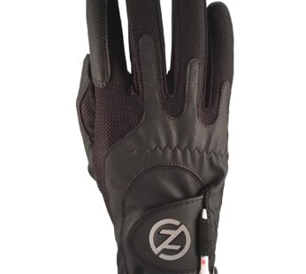 Zero Friction Men’s Golf Gloves, Right Hand, One Size, Black