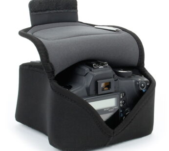USA Gear DSLR Camera Sleeve with Neoprene Protection, Holster Belt Loop and Accessory Stor