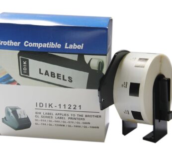 IDIK-11221 Replacement Labels Compatible with Brother DK-1221 Square Labels 23mm x 23mm x