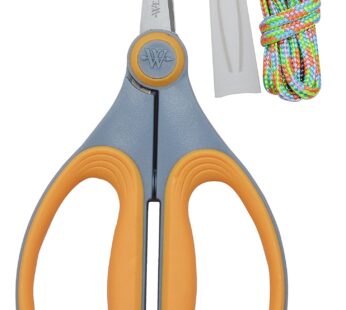 Westcott 6″ Titanium Precision Scissors (1 Count, Yellow)