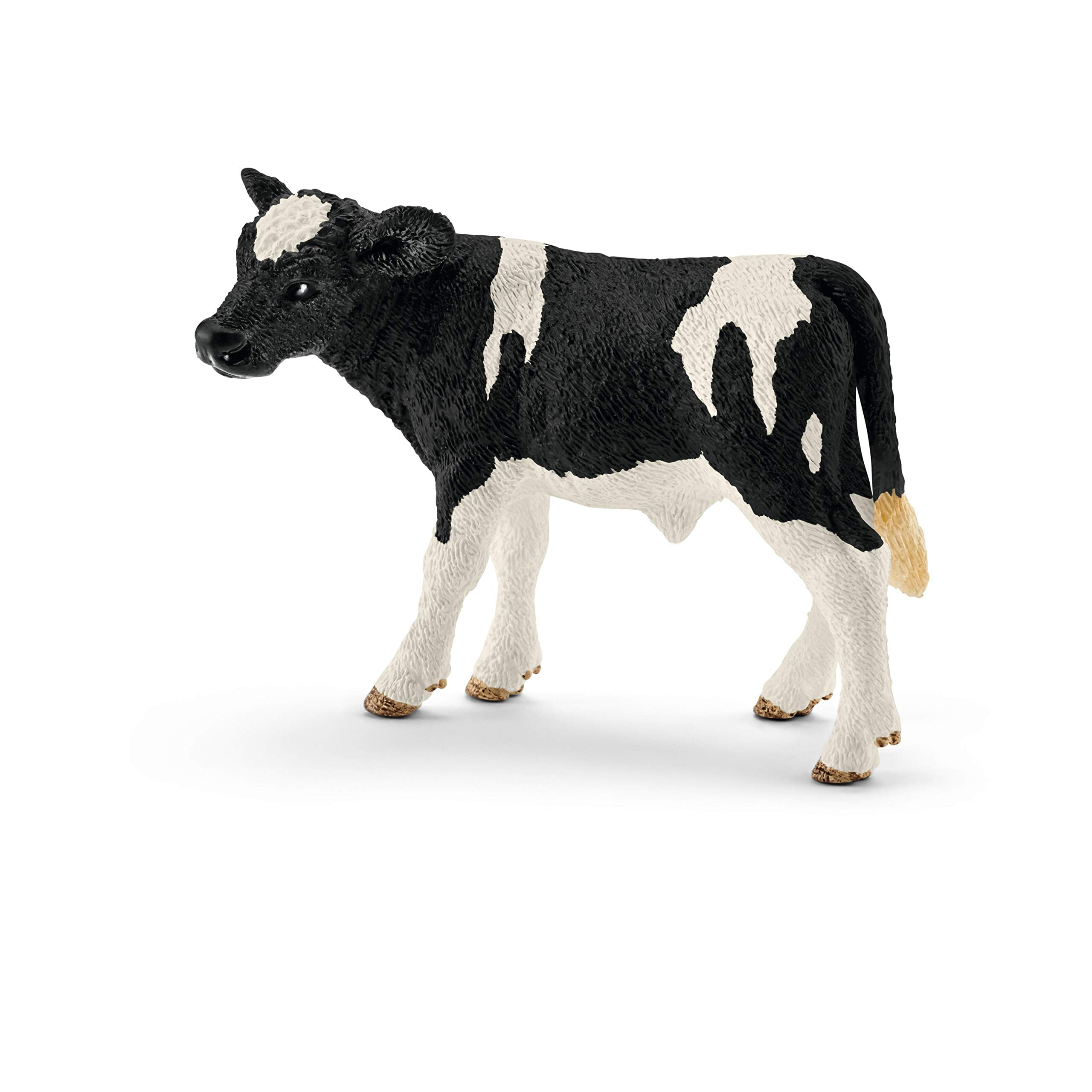 Schleich Farm World, Farm Animal Toys for Kids and Toddlers, Black and White Baby Holstein
