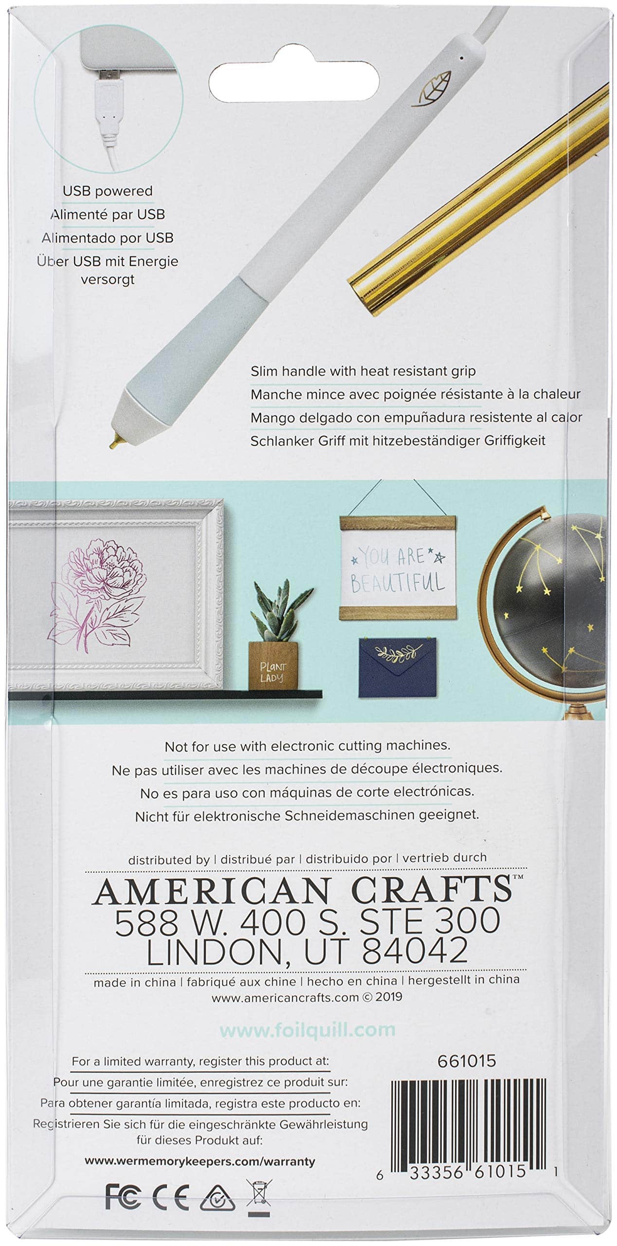 We R Memory Keepers Foil Quill Fine Tip Freestyle Pen, Make Custom Designs For Planners, J - Image 6