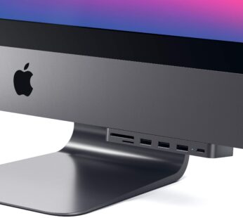 Satechi Aluminum Type-C Clamp Hub Pro with USB-C Data Port, USB-A 3.0 Data, Micro/SD Card