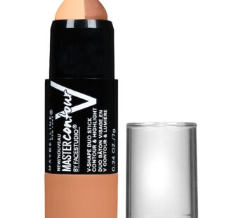 Maybelline New York Makeup Facestudio Master Contour V-Shape Duo Stick, Medium Shade Conto