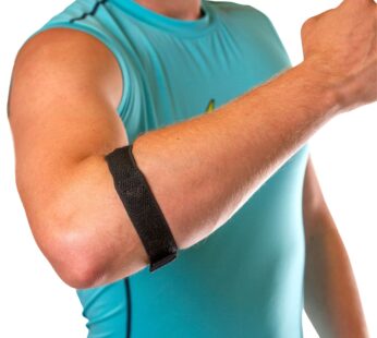 BraceAbility Epicondylitis Brace | Elbow Strap for Medial/Lateral Epicondyle Pain and Tend