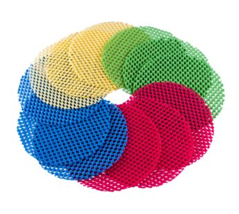 Super Z Outlet 12 Pack Multi-Purpose Manual Jar Gripper Pad Rounds, Bottle Openers, Blue/G