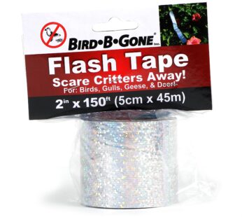 Bird B Gone MMAFT-SIL Holographic Flash Tape Bird Deterrent, 150′ by 2″