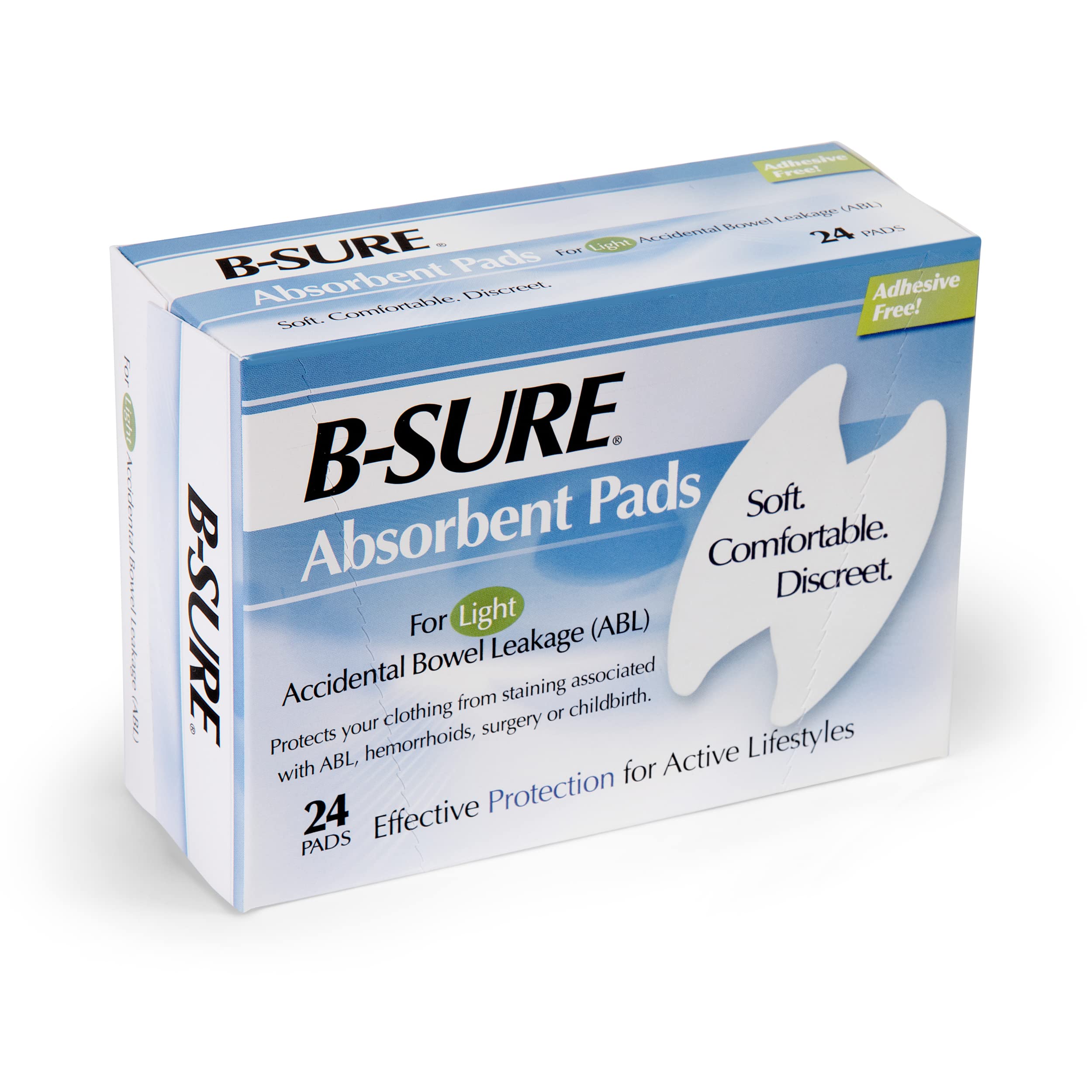 B-Sure Anal Leakage Pads, Box/24 Pads - Image 2
