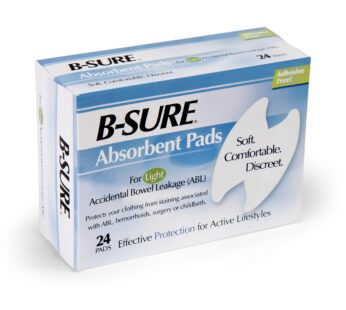 B-Sure Anal Leakage Pads, Box/24 Pads