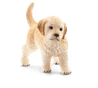 Schleich Farm World, Realistic Animal Toys for Kids, Golden Retriever Puppy Toy Dog Figuri