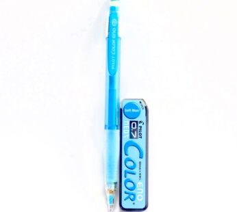 Pilot Color Eno Soft Blue Set, 0.7mm Mechanical Pencil + Mechanical Pencil Lead 0.7mm, Sof
