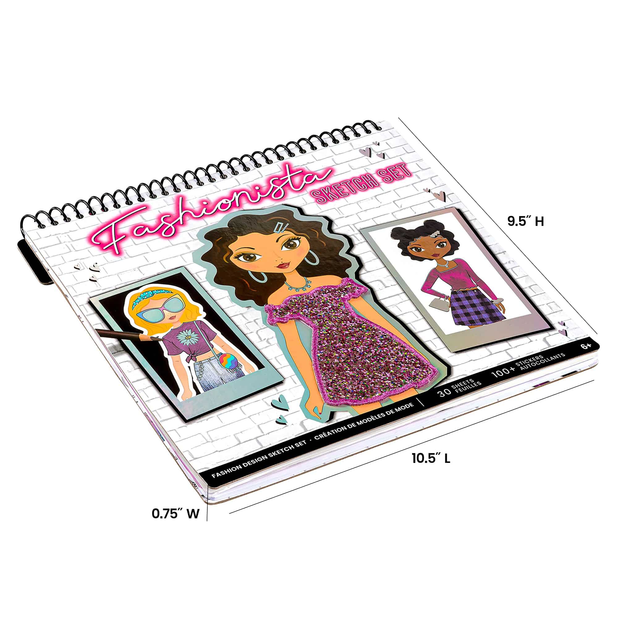 Fashion Angels Fashion Design Sketch Portfolio - Sketch Book for Beginners, Sketch Pad wit - Image 8