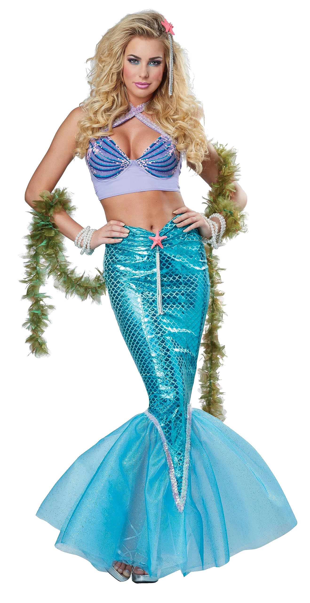 Women's Deluxe Mermaid Costume Medium - Image 2