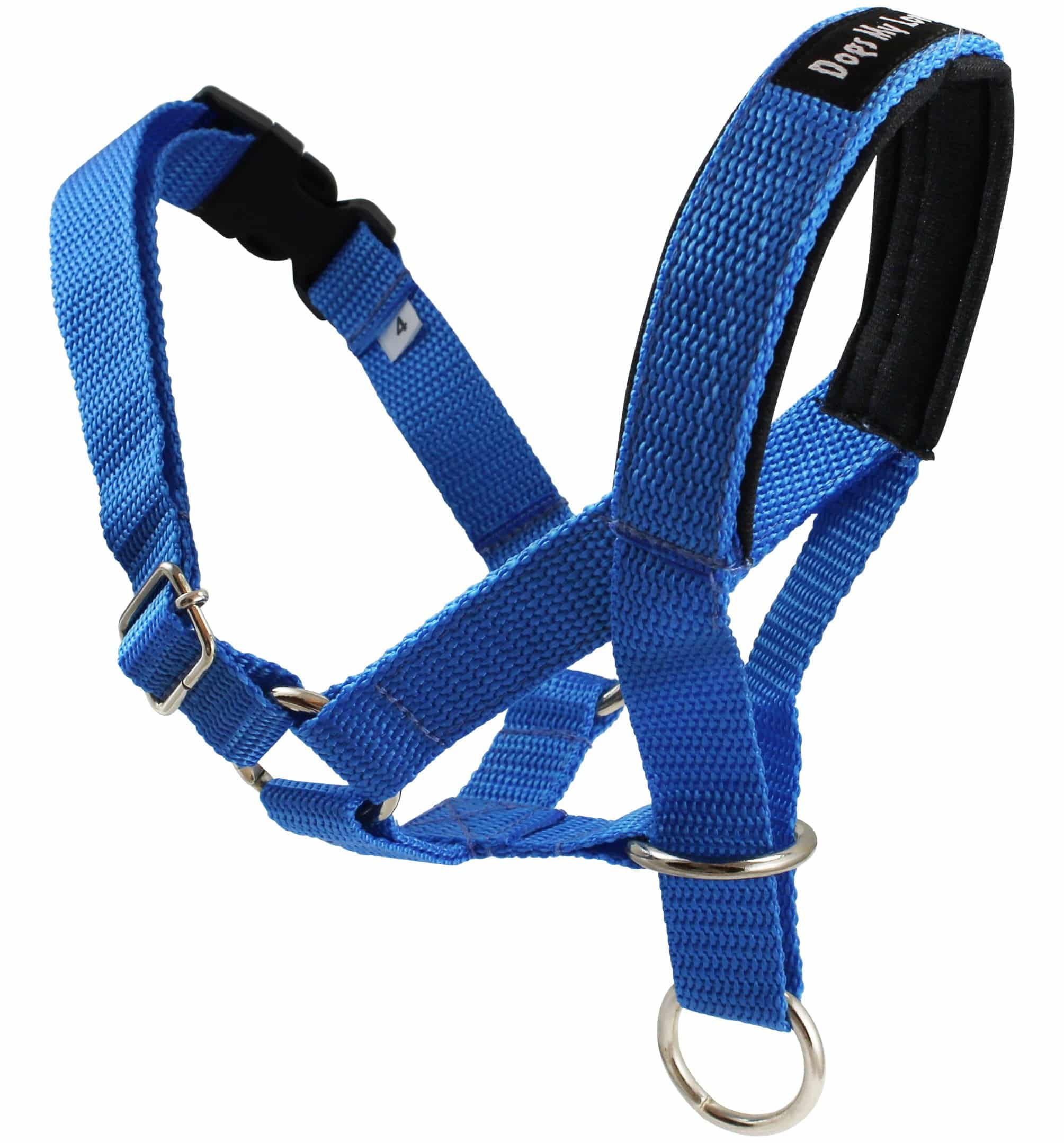 Dog Head Collar Halter Blue 5 Sizes (L: 10.25"-12.25" Snout) - Image 2