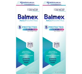 Balmex Adult Care Rash Cream, 3 OZ (Pack of 2)