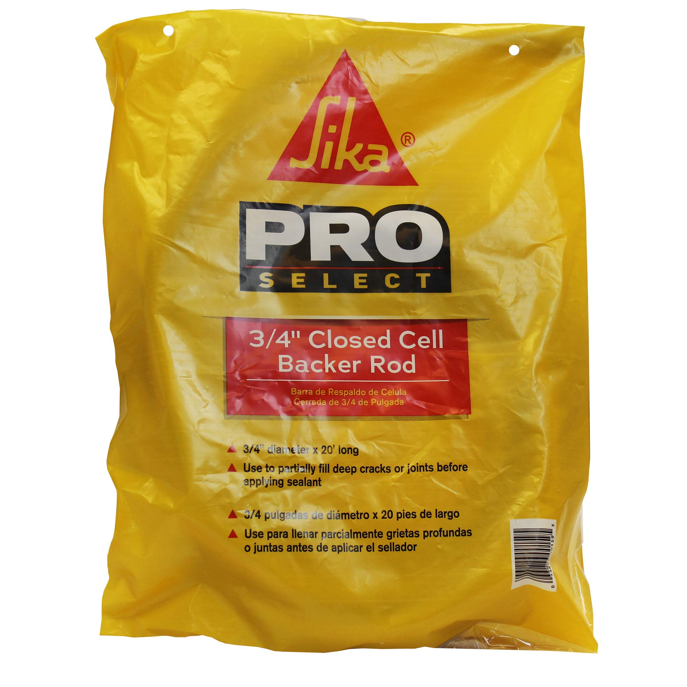 Sika - Polyethylene Foam - Closed Cell Backer Rod (Gray) - to Fill Joints and Cracks Befor
