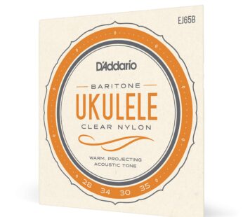 D’Addario EJ65B Pro-Art Custom Extruded Nylon Ukulele Strings, Baritone