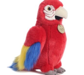 Aurora Adorable Miyoni Macaw Parrot Stuffed Animal – Lifelike Detail – Cherished Compani