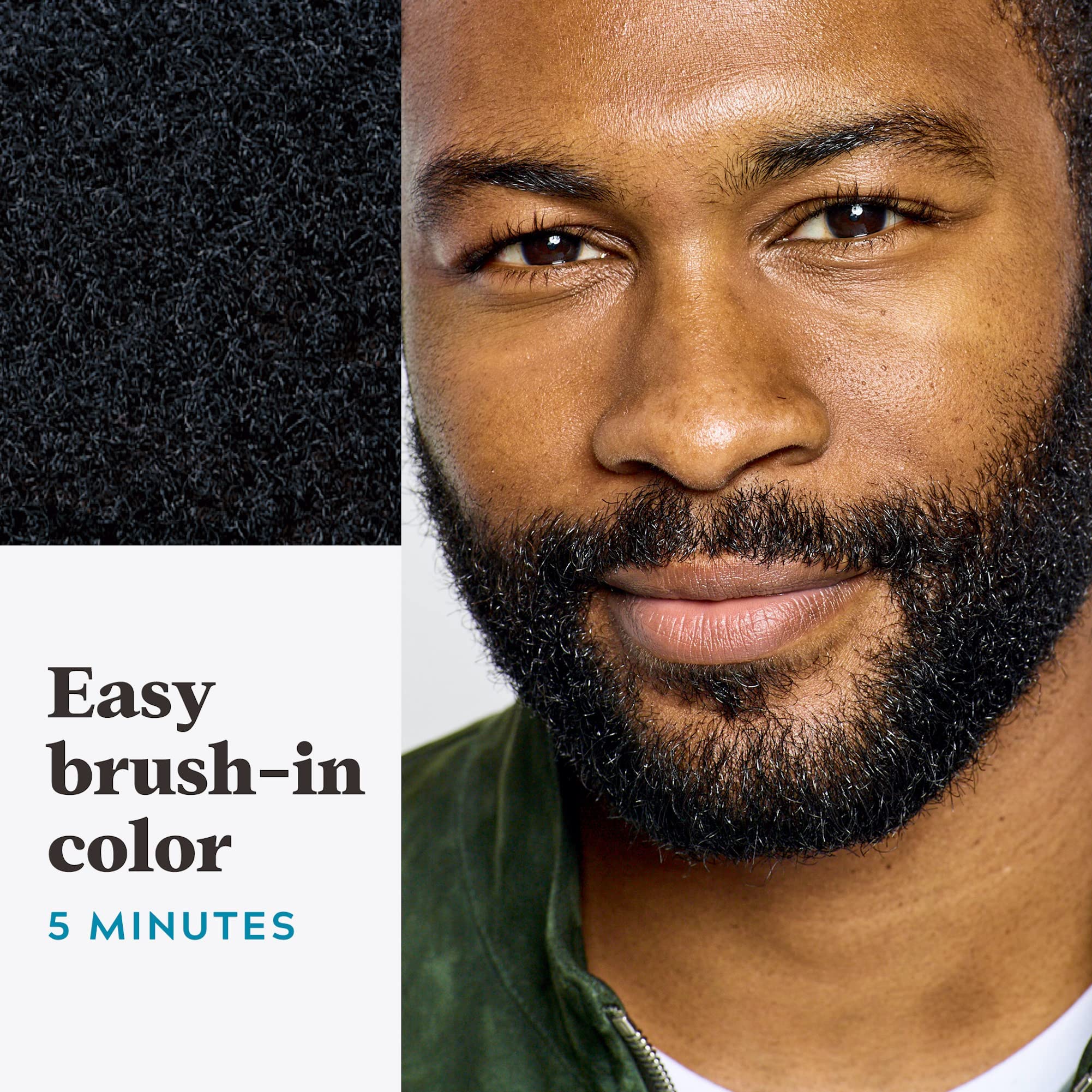 Just For Men Mustache & Beard, Beard Dye for Men with Brush Included for Easy Application, - Image 4