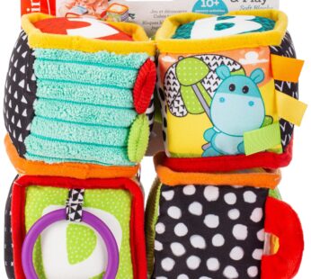 Infantino Discover and Play Soft Blocks Development Toy