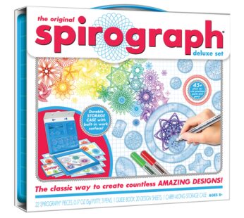 The Original Spirograph Deluxe Set, Arts and Crafts For Kids 8-12, Spin Art, Retro Toys, K
