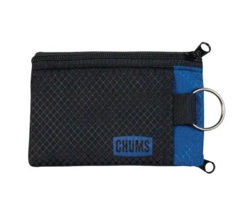 Chums Surfshorts Wallet – Lightweight Zippered Minimalist Wallet with Clear ID Window – Wa