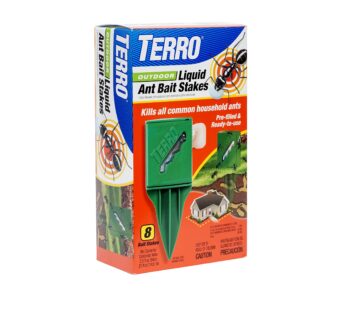 TERRO T1812 Outdoor Liquid Ant Killer Bait Stakes – 8 Traps