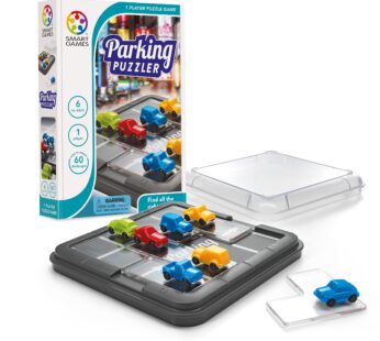 SmartGames Parking Puzzler Cognitive Skill-Building Travel Game with Portable Case featuri
