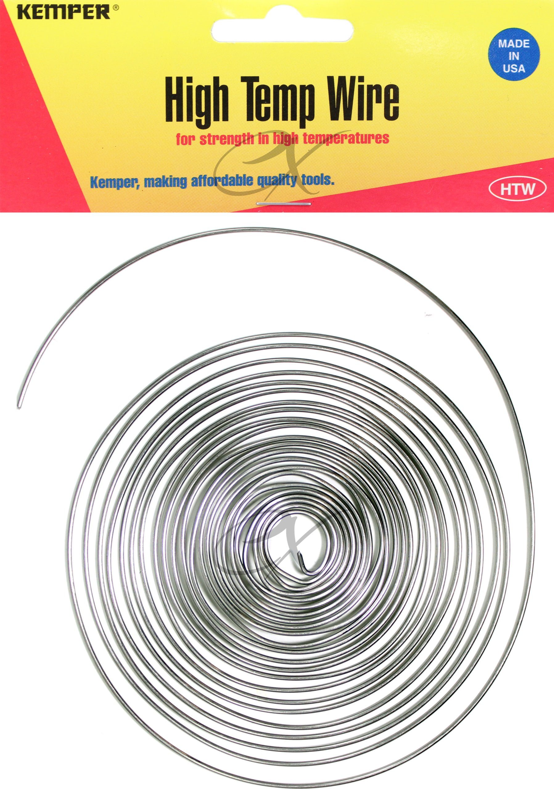 Kemper High Temp Wire 17 Gauge 10 Feet Great General Purpose Support Wire (Original Versio