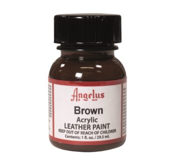 Angelus Acrylic Leather Paint, Brown, 1 oz.