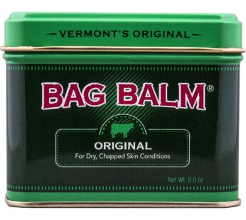 Vermont’s Original Bag Balm for Dry Chapped Skin Conditions 8 Ounce Tin