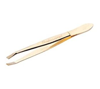 Solingen Stainless Steel Professional Slanted Tip Tweezers | Best Shaped for Eyebrows Exte